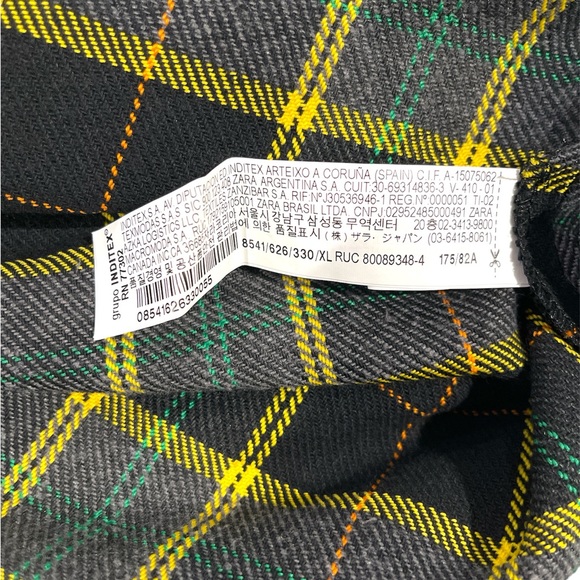 Zara Plaid Skirt and Matching Blouse - Picture 6 of 10